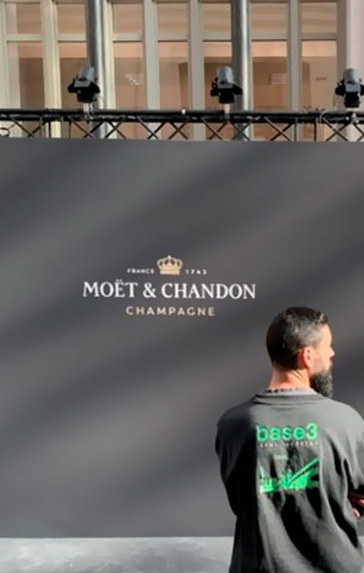 decoracion de eventos para moet & chandon 1