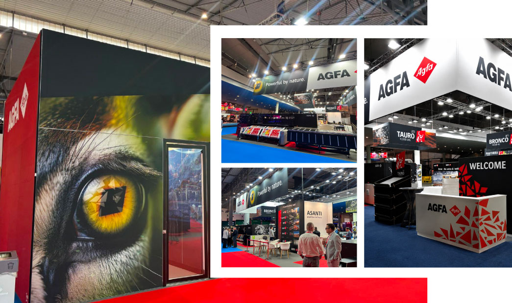 El desafío detrás del stand de AGFA en FESPA 4