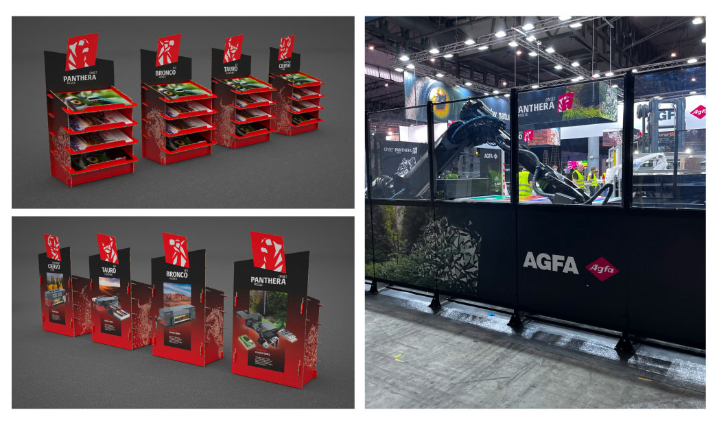 El desafío detrás del stand de AGFA en FESPA 5
