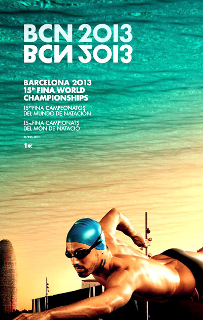 evento publicitario mundial de natacion barcelona 