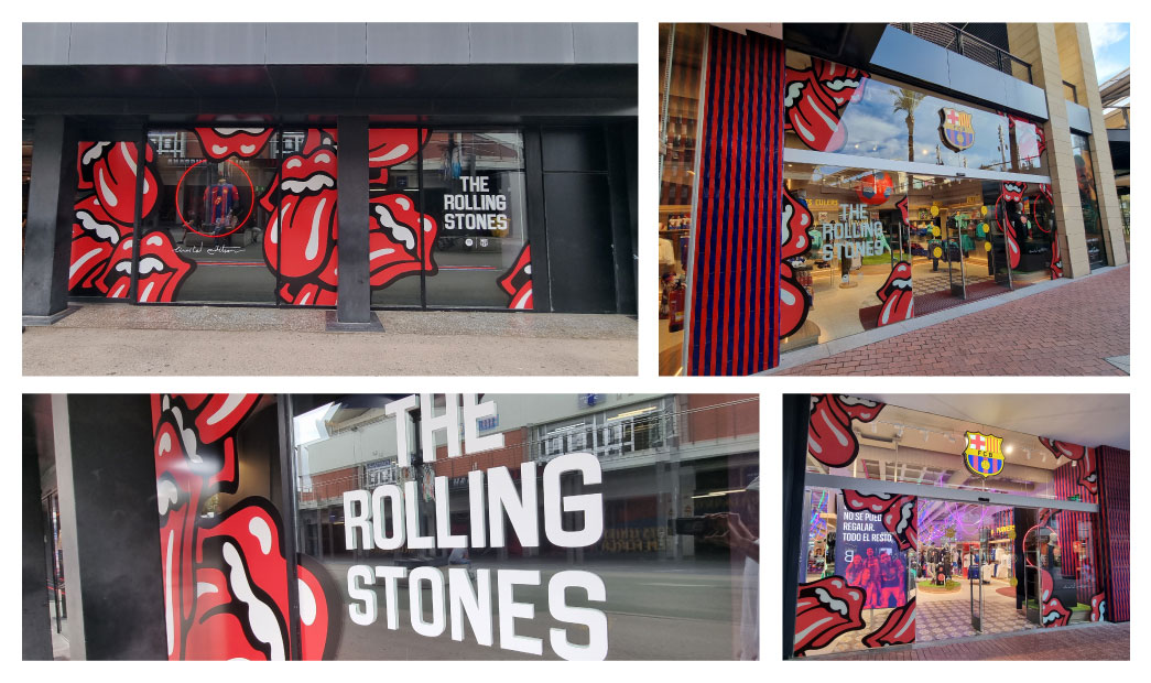decoration of the Barça Store stores 2