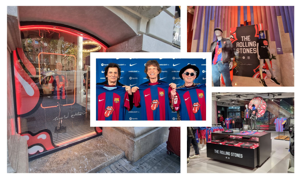 decoration of the Barça Store stores 3