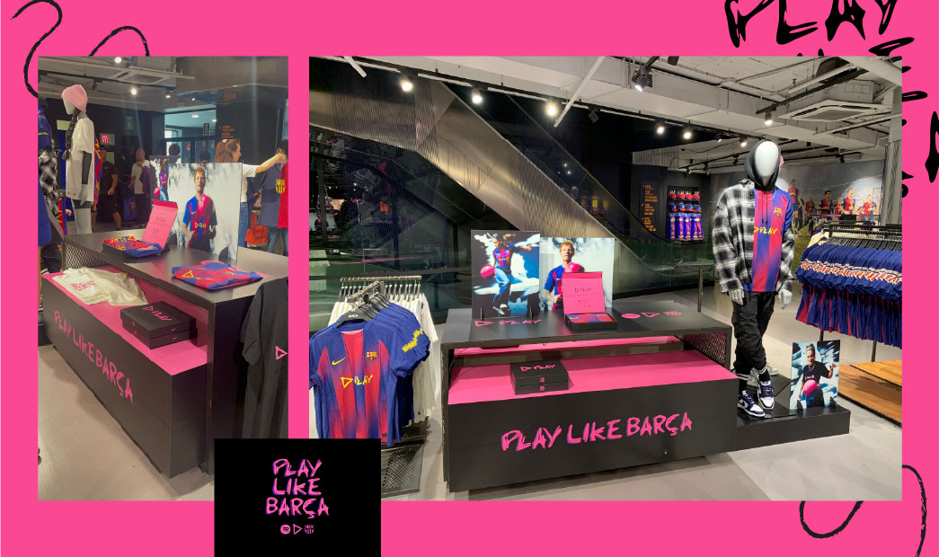decoration of five key points: Camp Nou, La Roca, Canaletas, Passeig de Gràcia and Madrid 3