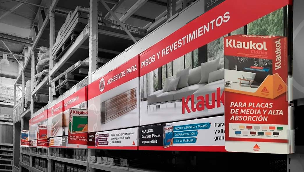 decoracion de racks metalicos para klaukol 4