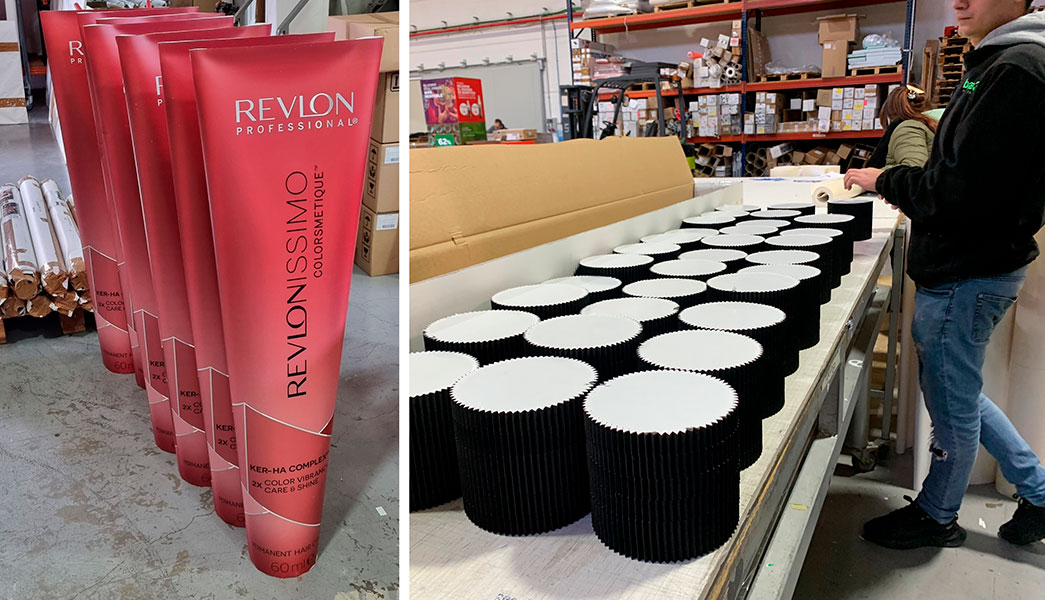 desarroyo de display para Revlon 4