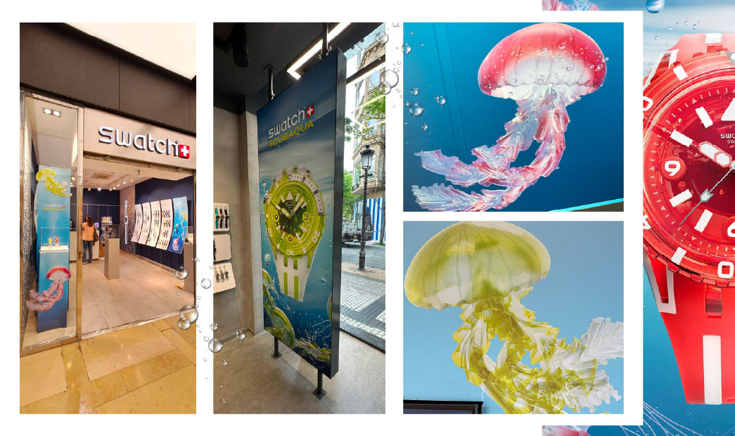 lanzamiento y retail para escaparates de swatch 3