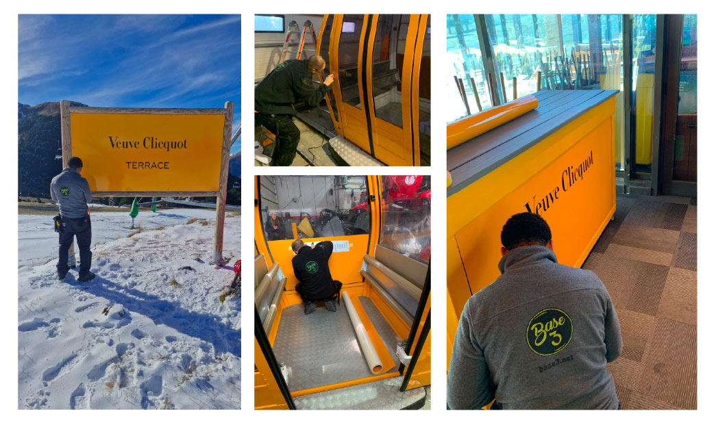 Mountain-proof (and cold-proof) vinyl: the ski cabin that ended up flying in a helicopter 3