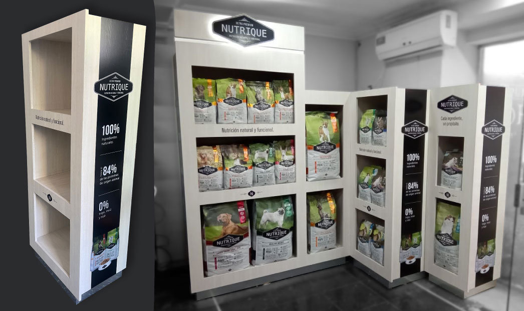 ambientacion para vitalcan + exhibidores 4