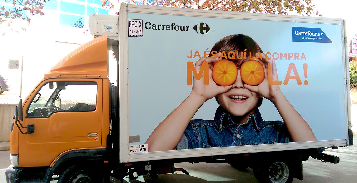 decoracion de vehiculos - carrefour 2