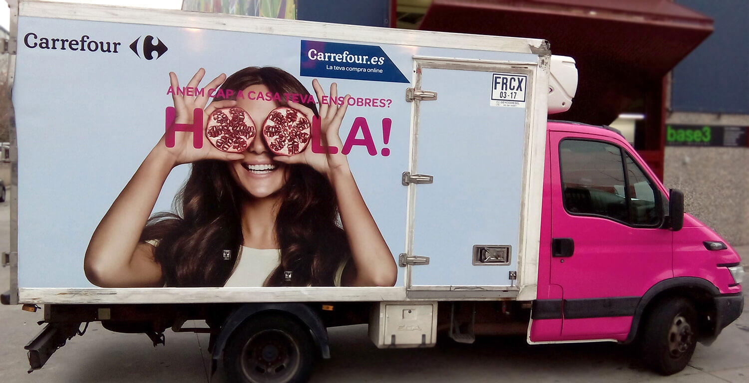 decoracion de vehiculos - carrefour 3