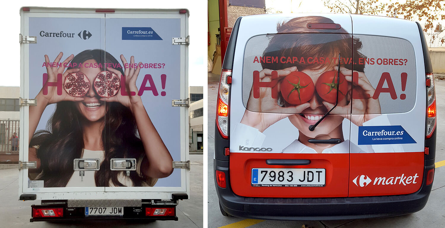 decoracion de vehiculos - carrefour 4