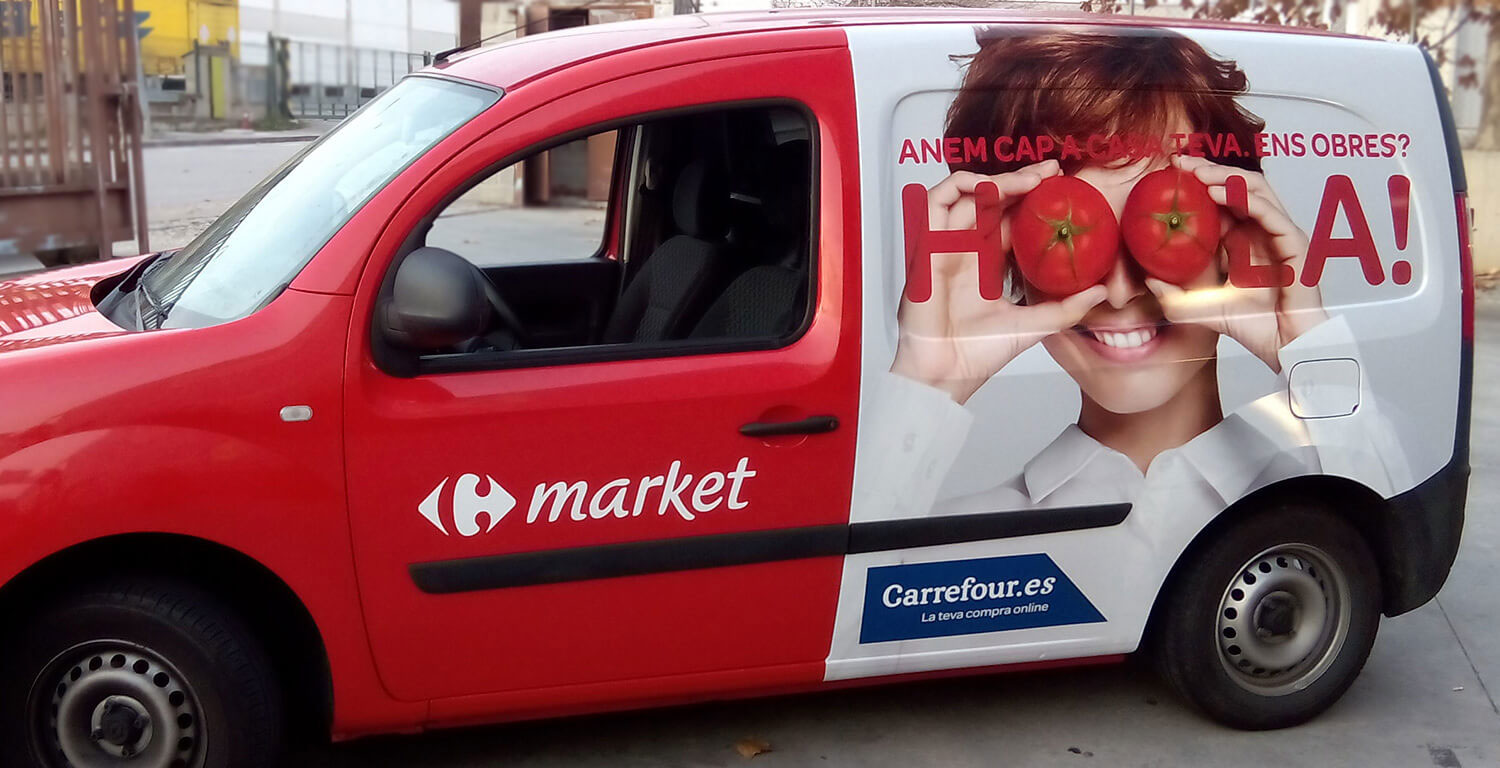 decoracion de vehiculos - carrefour 6