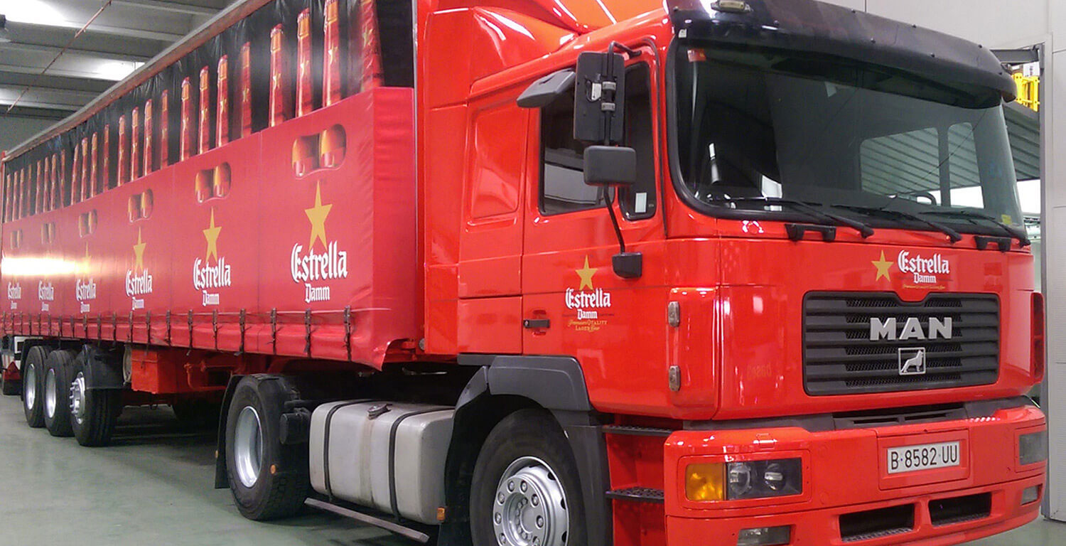 decoracion de vehiculos - estrella damm 2