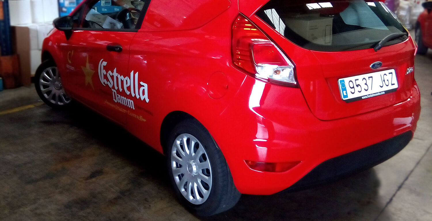 decoracion de vehiculos - estrella damm 3