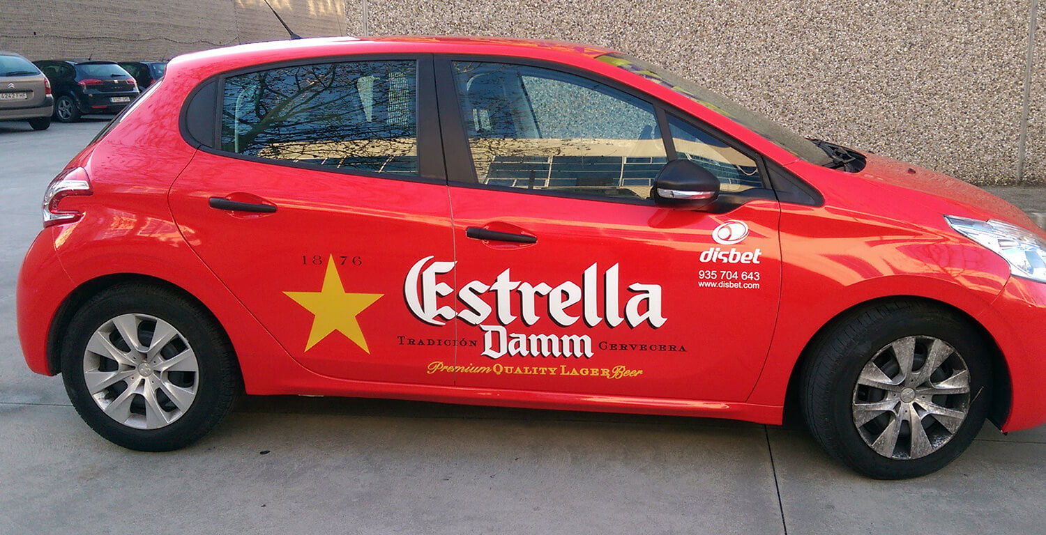 decoracion de vehiculos - estrella damm 5