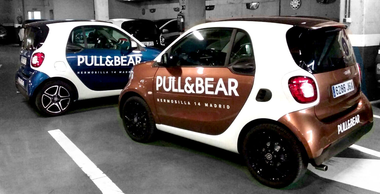 decoracion de vehiculos - pull & bear 2