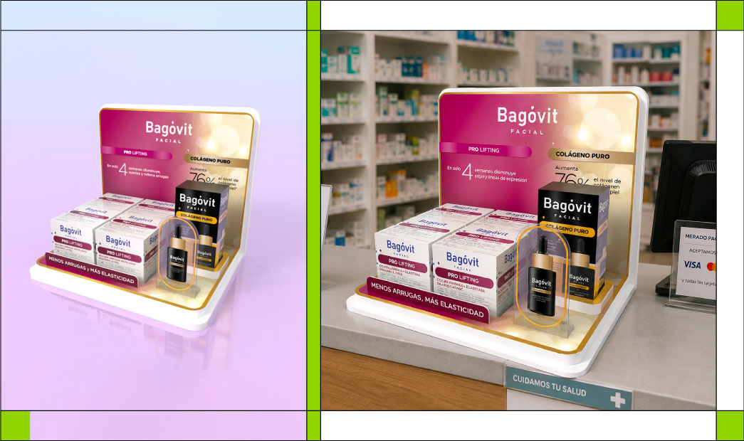 Exhibidores de mostrador que potencian la experiencia en farmacia 2