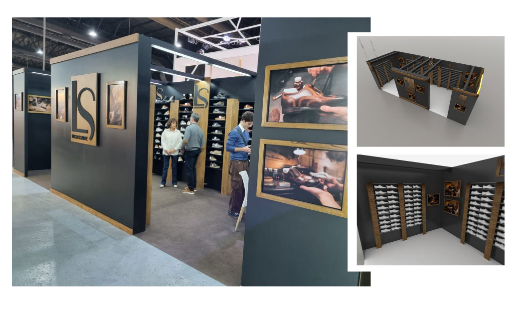  Innovación y elegancia en madera: El stand de Luca Scarpe en EFICA 2024 - 4