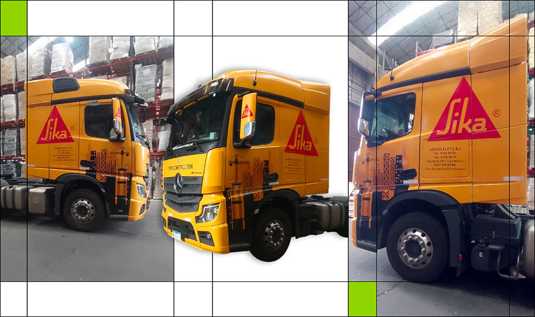 ploteo de camion con vinilo vehicular premium de alta duración 2