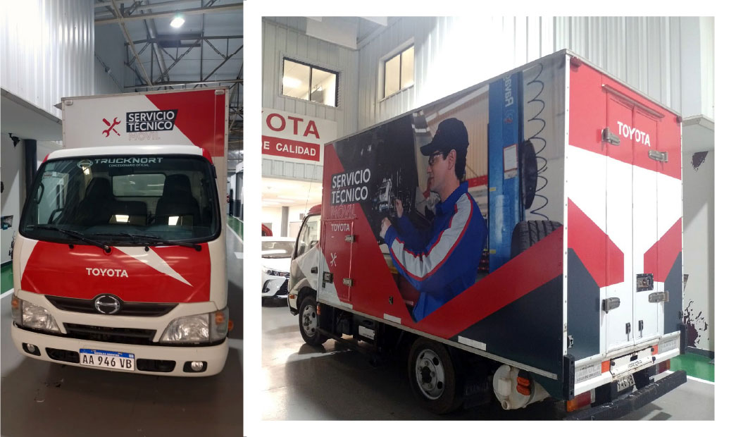 ploteo de camionetas para toyota 3