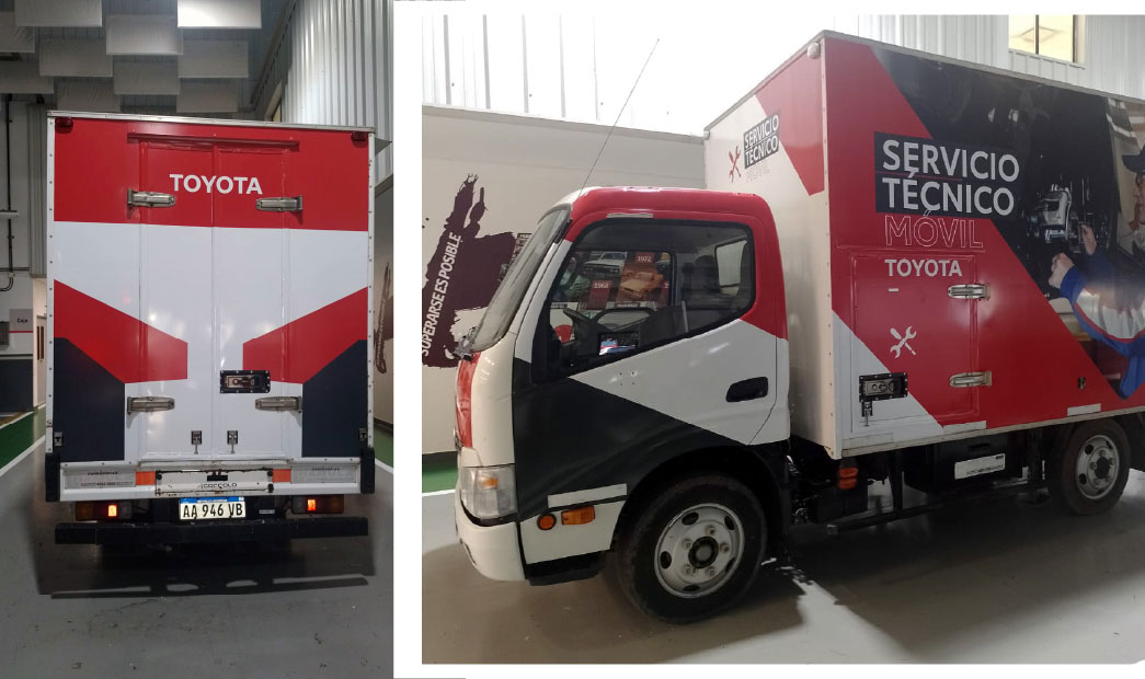 ploteo de camionetas para toyota 4