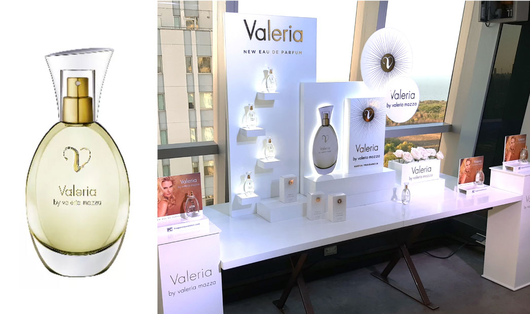 desarrollo de elementos para cannon puntana - lanzamiento nuevo perfume valeria mazza 2
