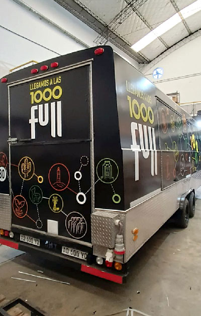 ploteo de trailers para YPF 